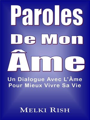 cover image of Paroles De Mon Âme